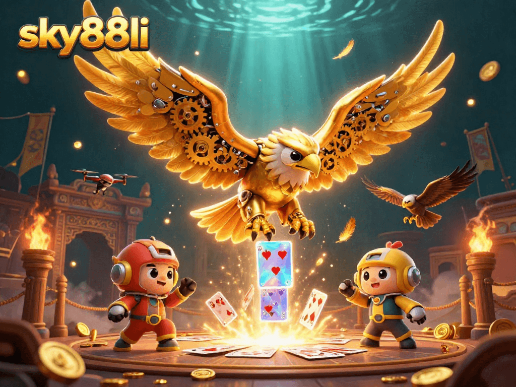 Experience exciting gameplay with sky88li in a vibrant casino scene featuring dynamic gaming elements.