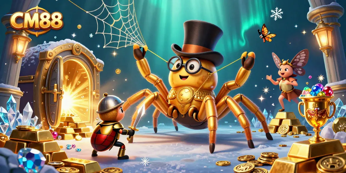 Experience thrilling action at CM88 with vibrant casino elements in a captivating 3D scene.