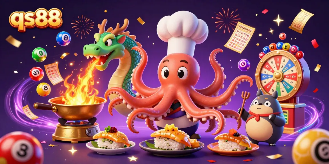 Engage with qs88's vibrant lottery games featuring colorful elements and dynamic characters!