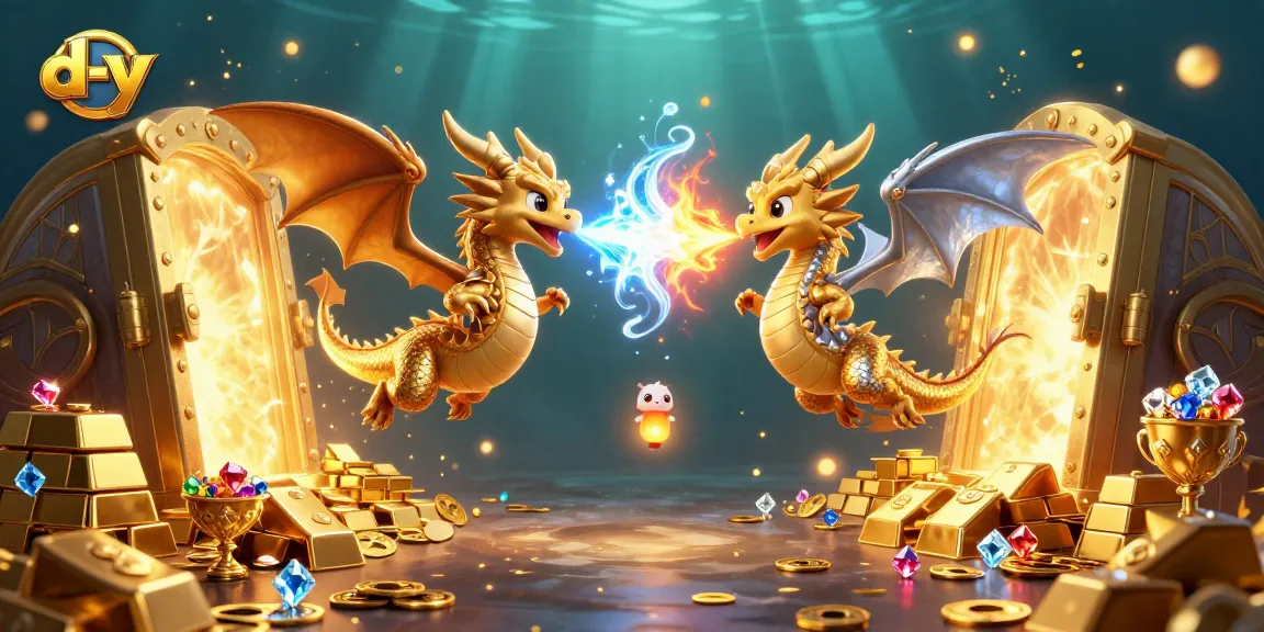 Engage with d-y's exhilarating gameplay featuring dragons and casino treasures.